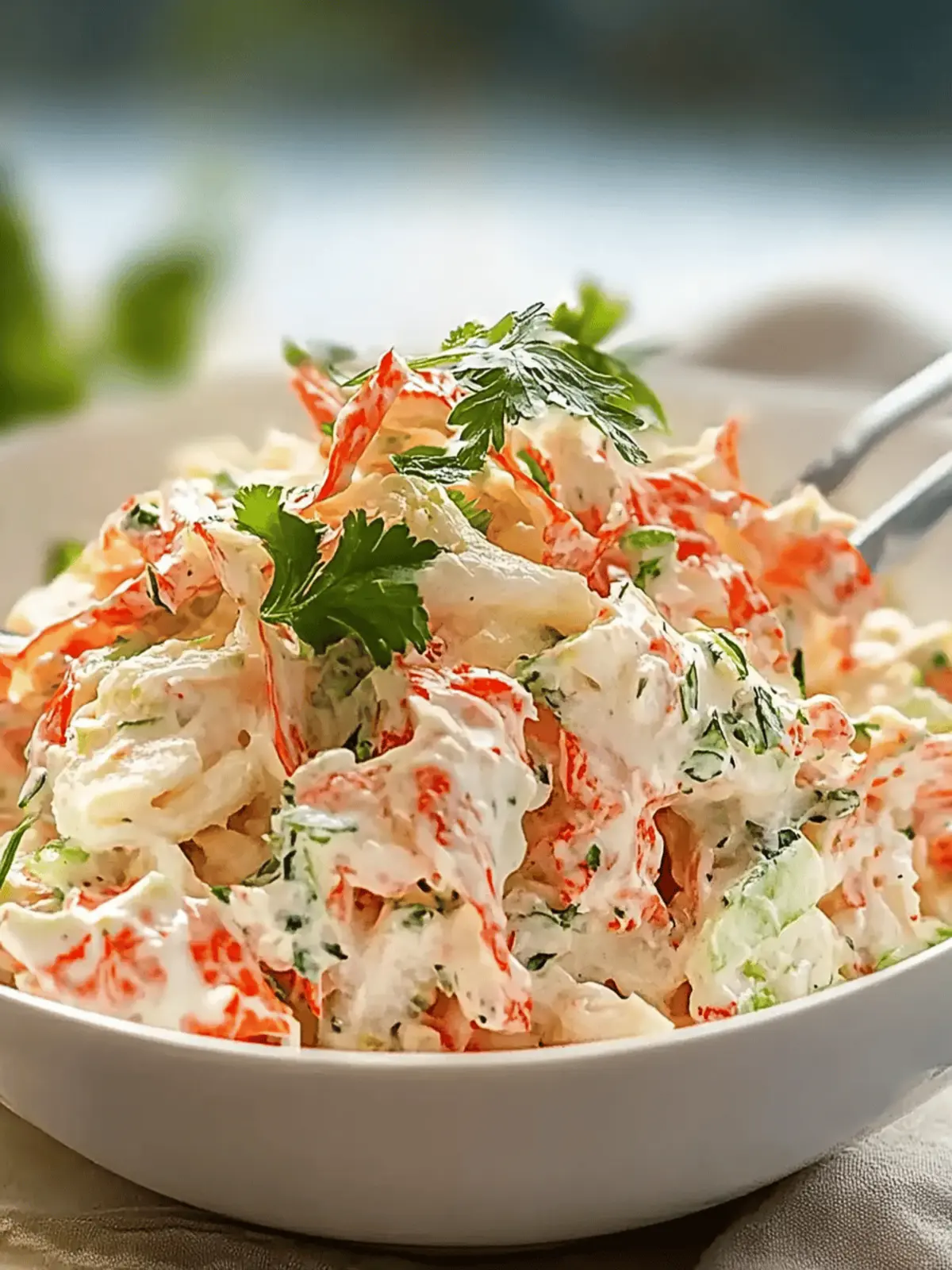 Imitation Crab Salad: Your Ultimate No-Cook Summer Treat 2 Imitation Crab Salad