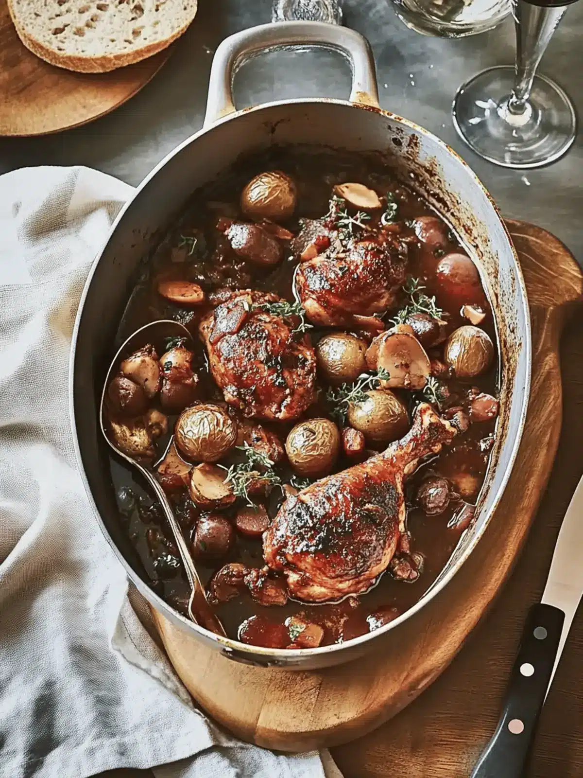 Cajun Coq au Vin