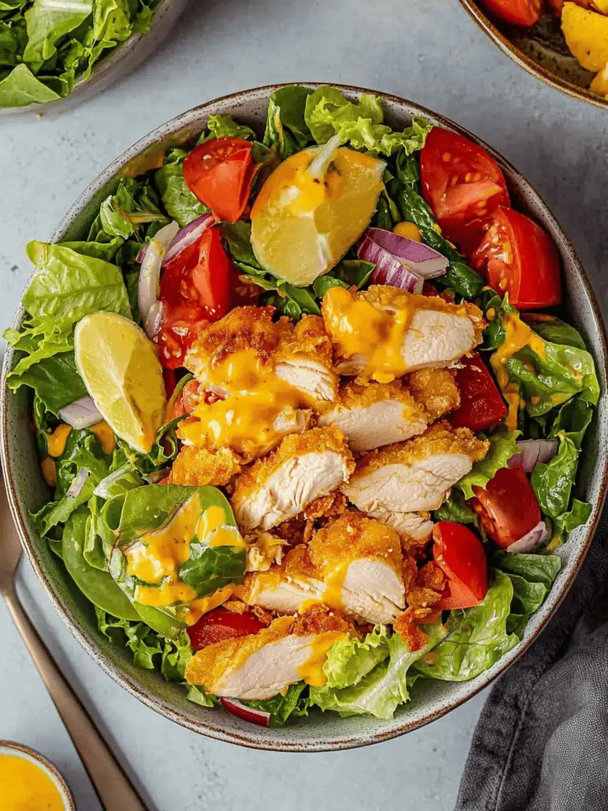 Crispy Chicken Salad