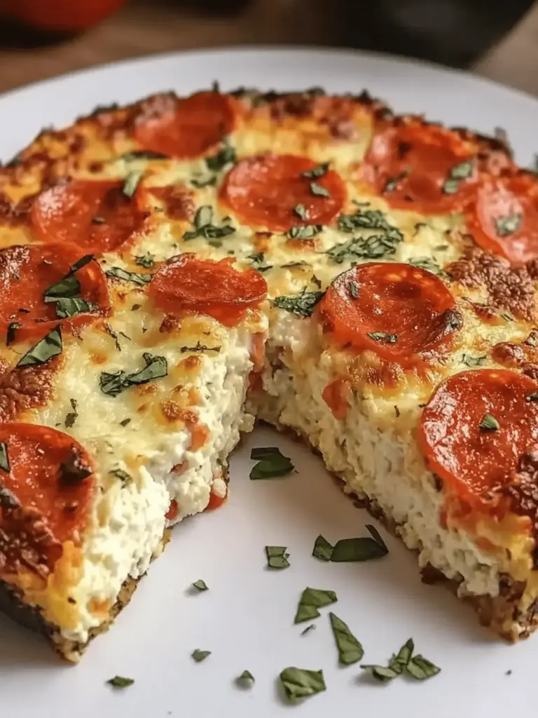 Pizza Style Cottage Cheese Bake