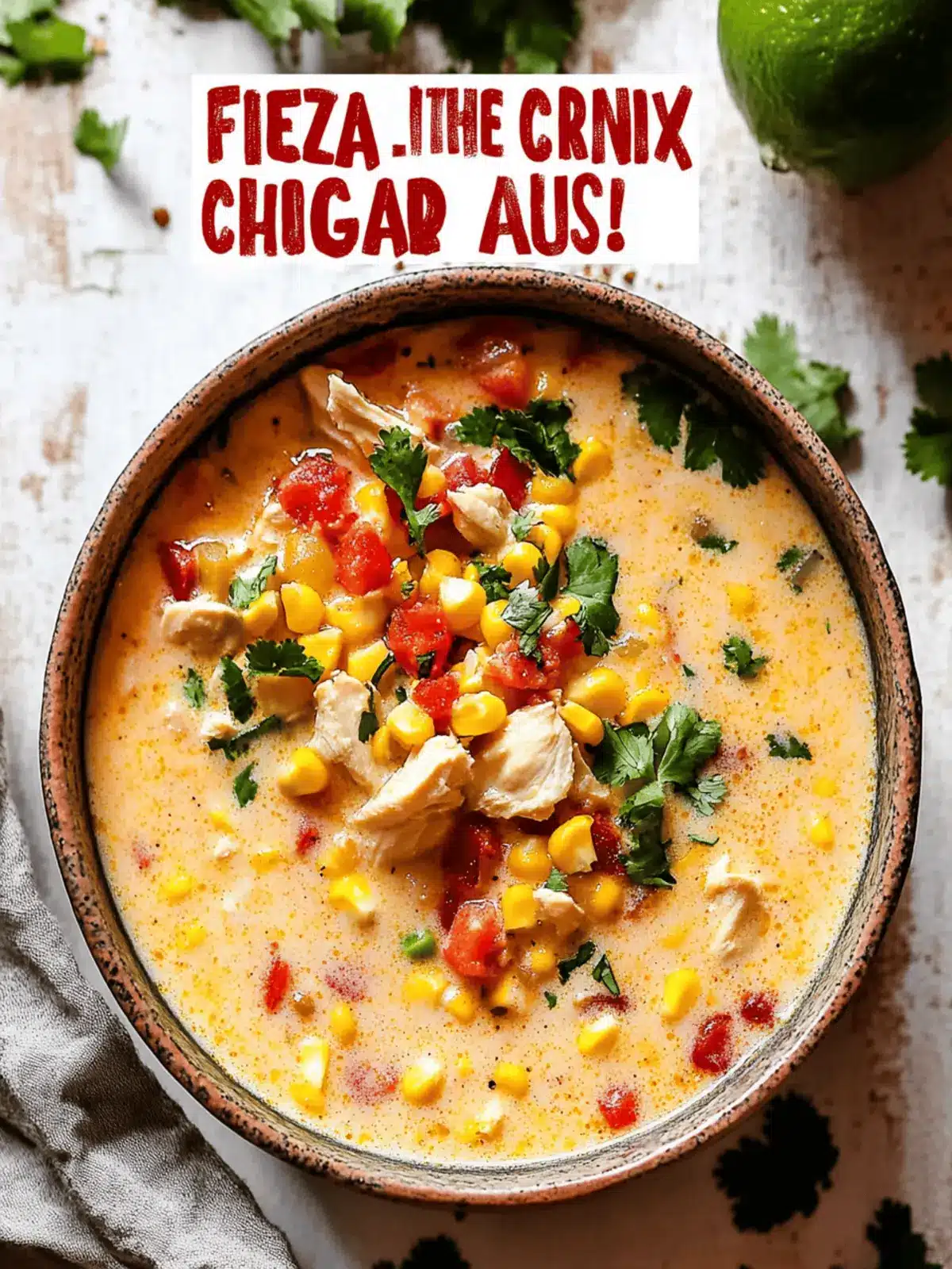 Fiesta Chicken Corn Chowder