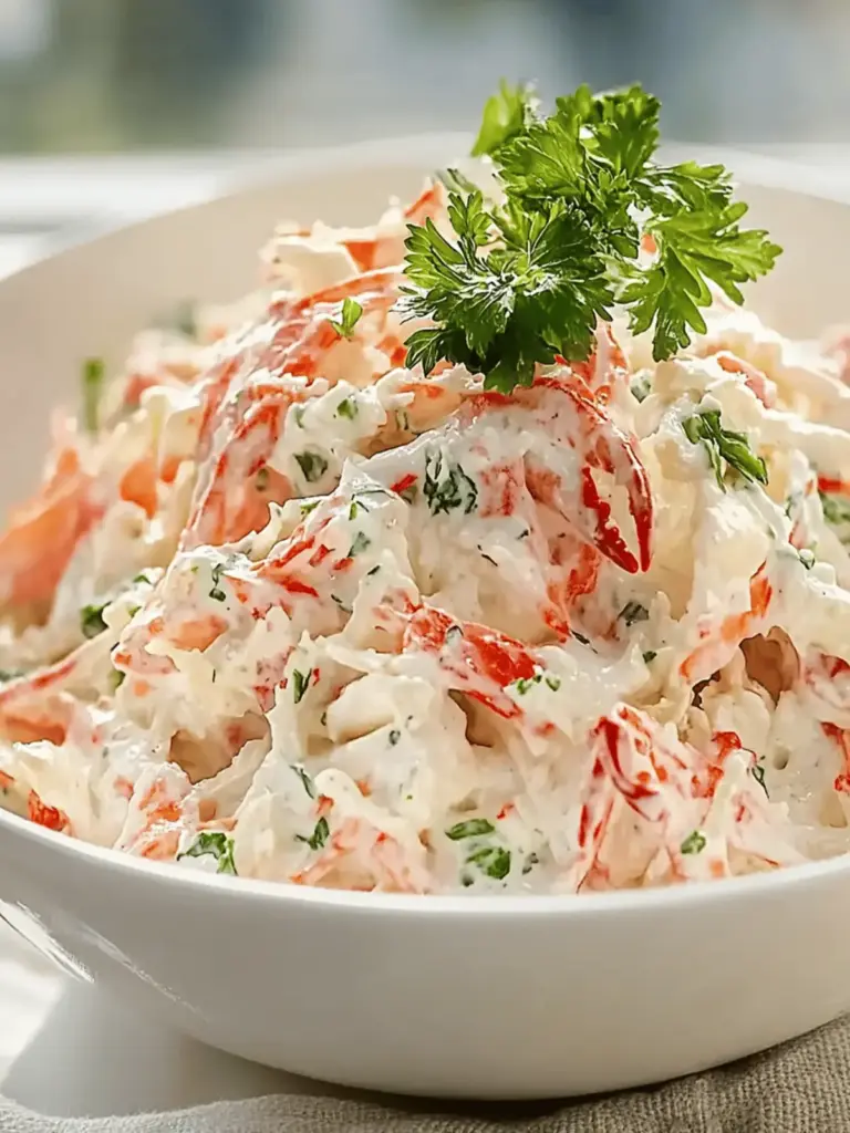 Imitation Crab Salad