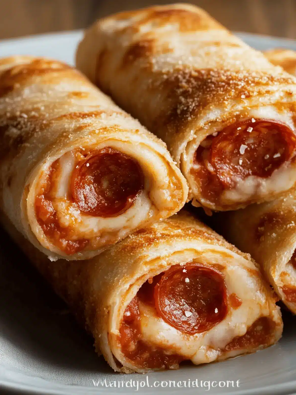 Cheesy Pepperoni Roll-Ups Recipe