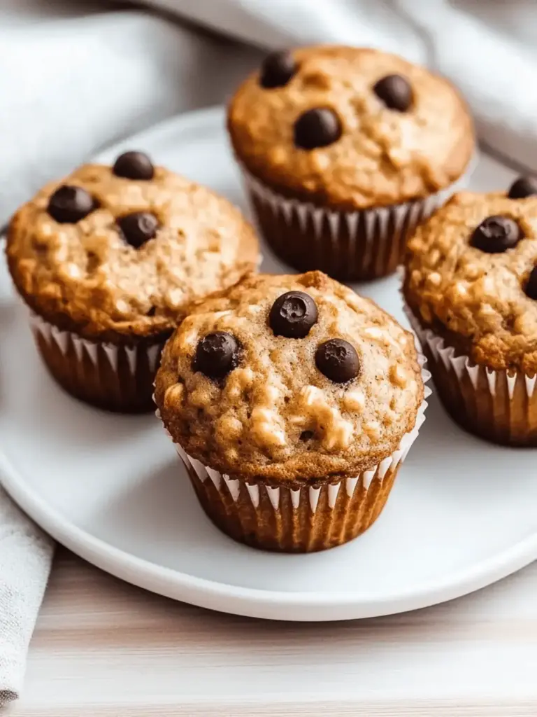 Simple Cottage Cheese Oatmeal Blender Muffins