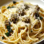 Cheesy Garlic Linguine