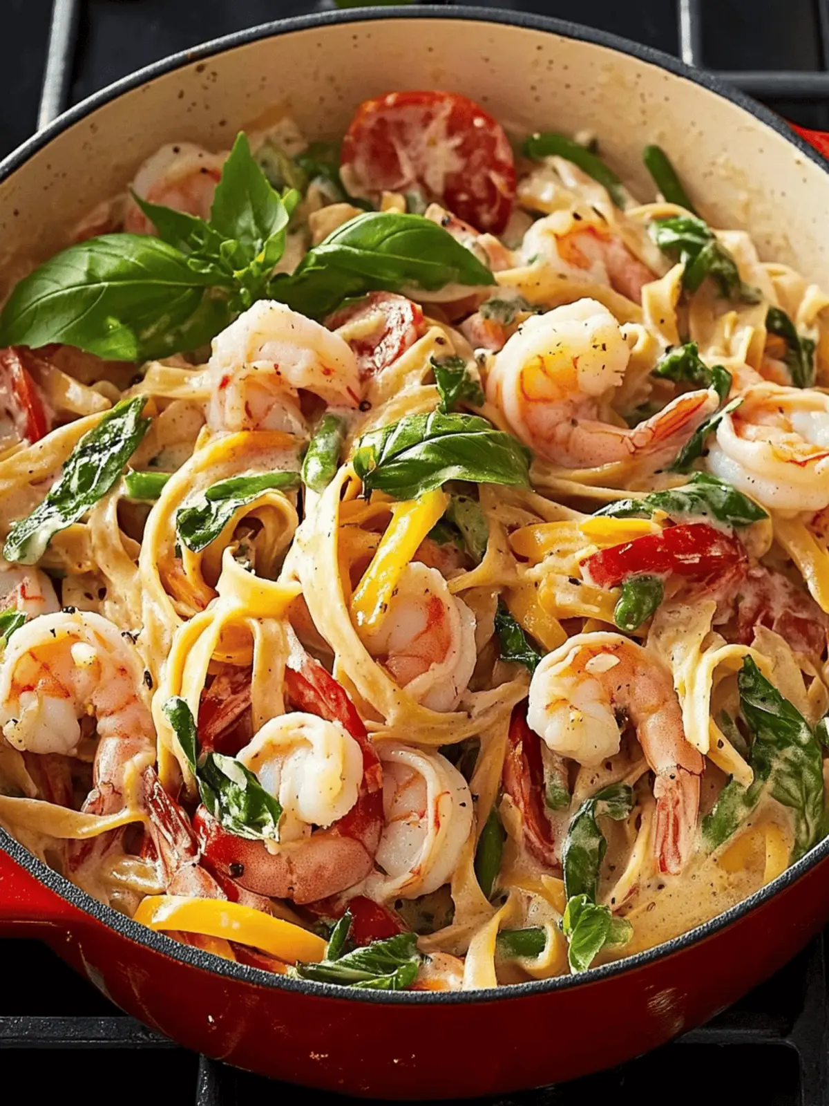 Creamy One-Pot Shrimp Primavera