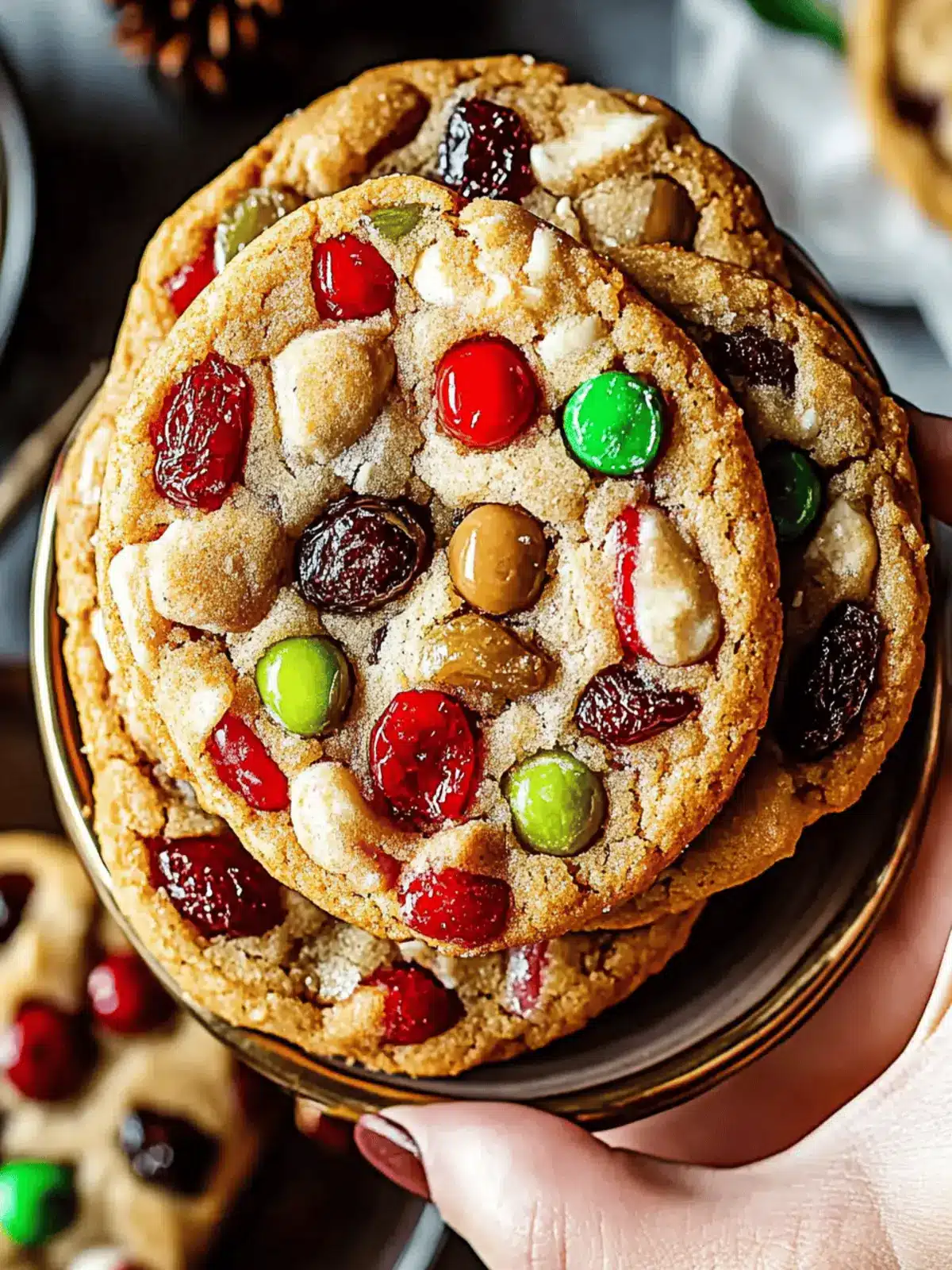 Easy Old Fashioned Fruitcake Cookies