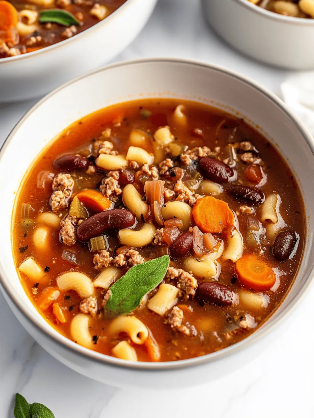 Crockpot Pasta Fagioli Soup