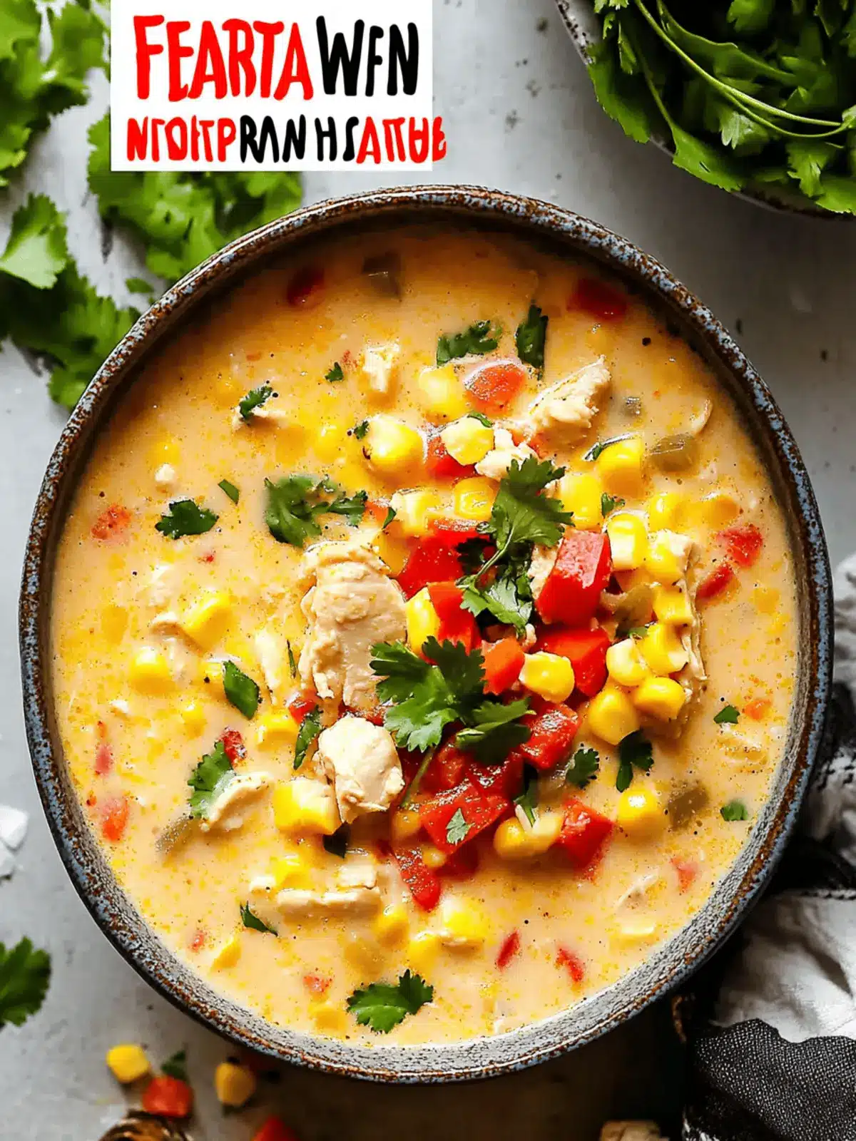 Fiesta Chicken Corn Chowder