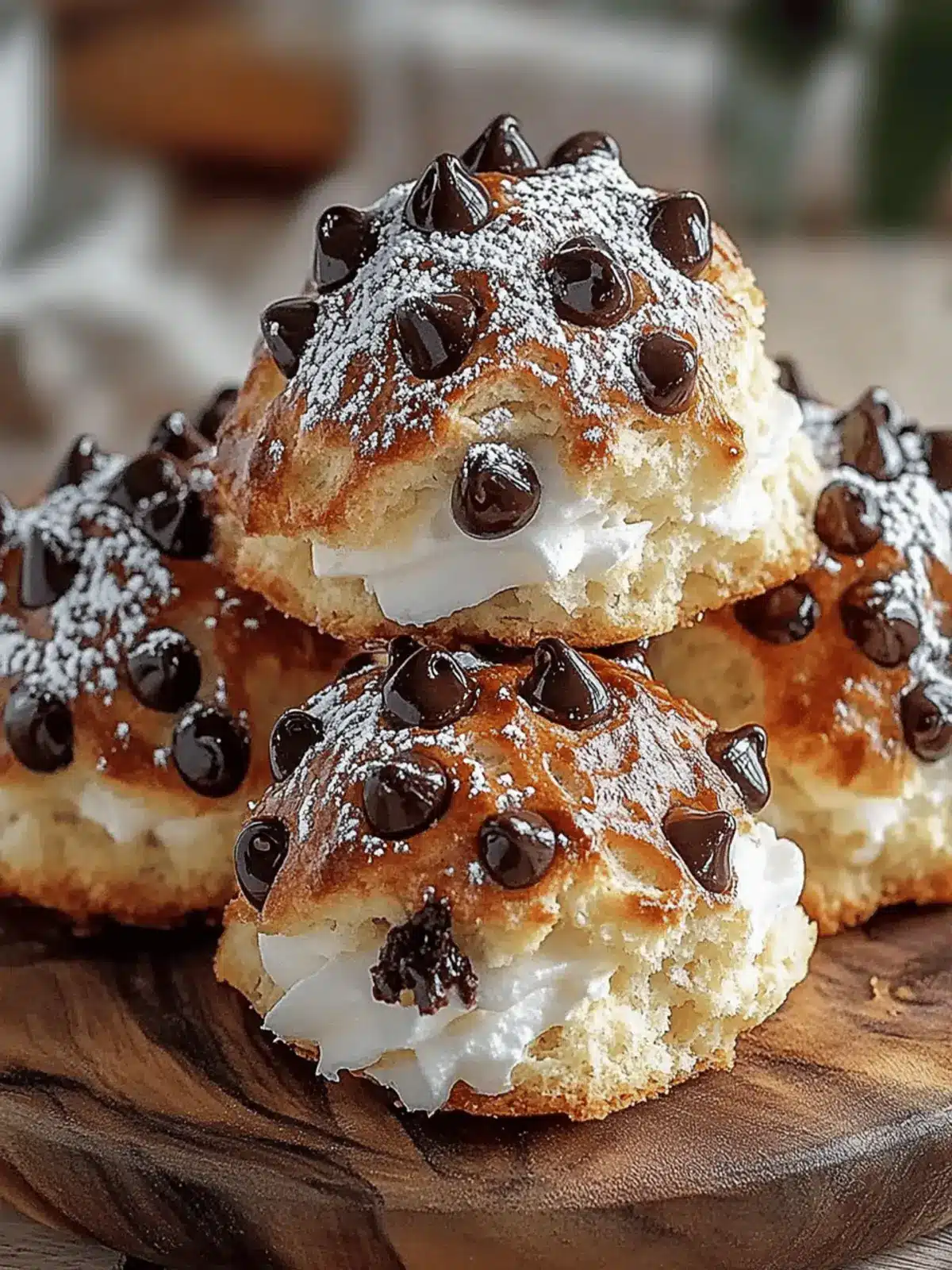 Fluffy Chocolate Chip Scones