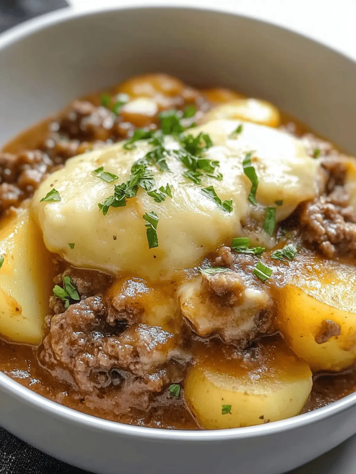Crockpot Hamburger Potato Casserole Recipe