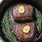 Premium Cast Iron Skillet Filet Mignon