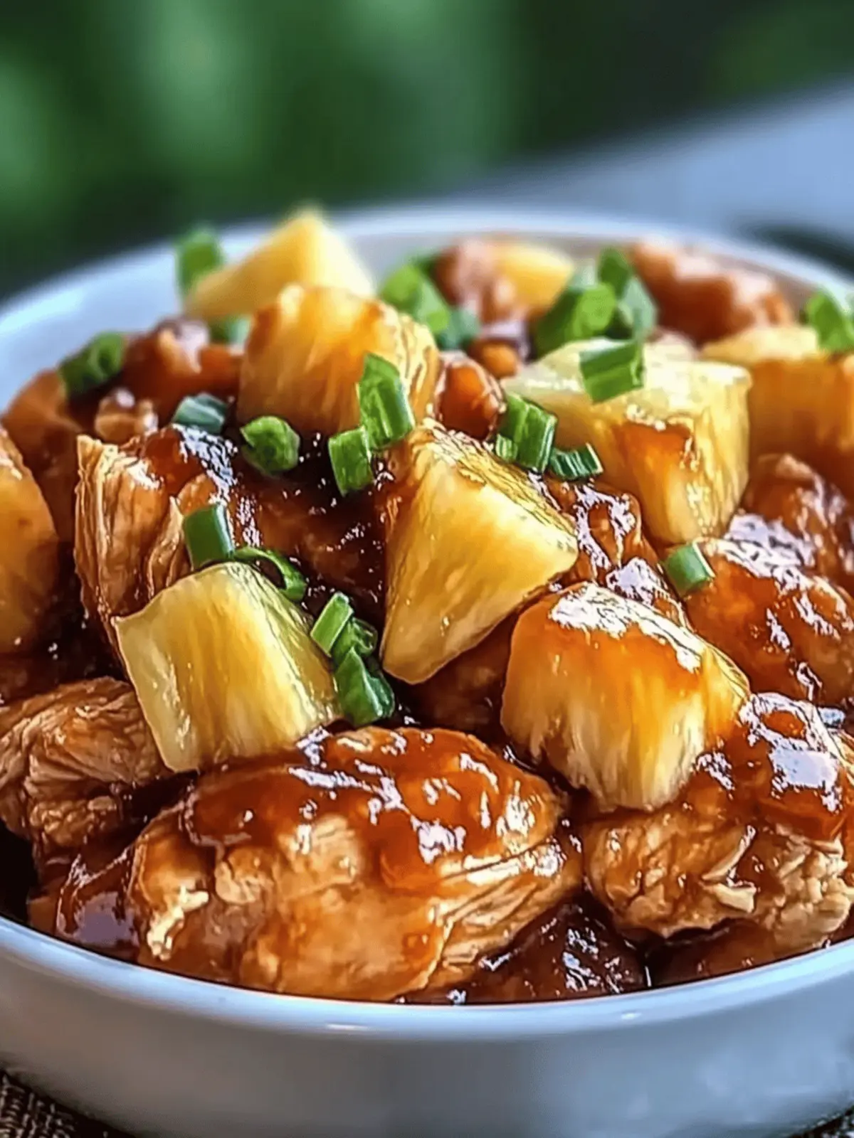 Easy Crockpot Pineapple BBQ Chicken