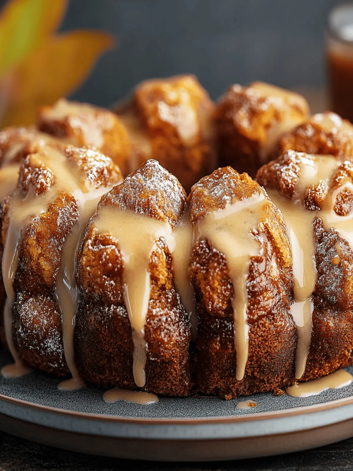 Pumpkin Spice Monkey Bread
