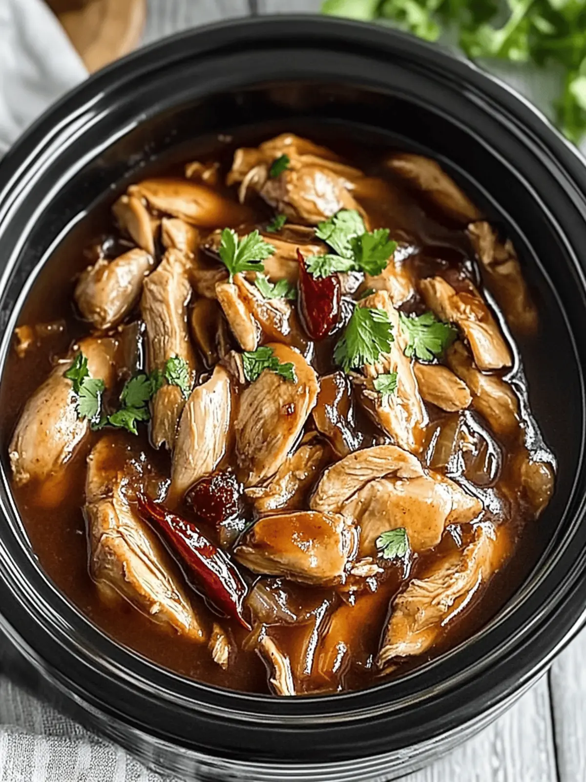 Crock Pot Bourbon Chicken