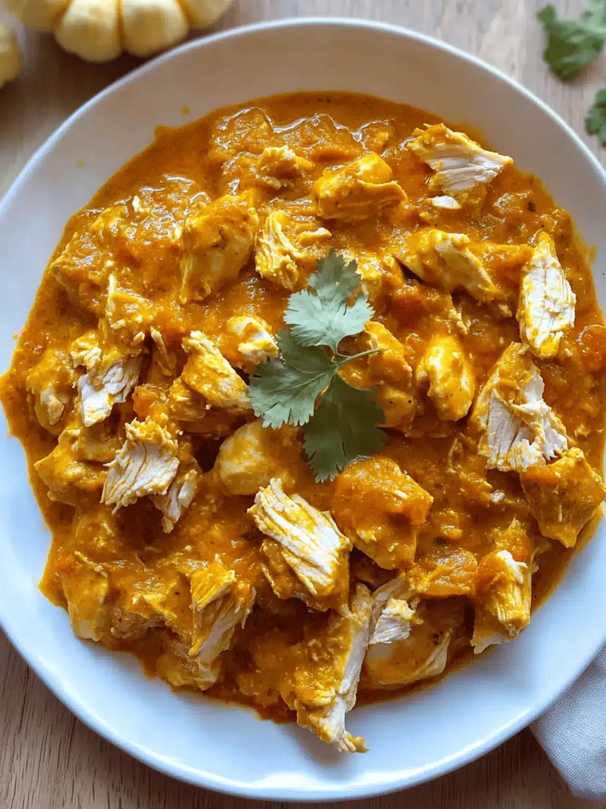 Easy Pumpkin Chicken Curry (Slow Cooker)