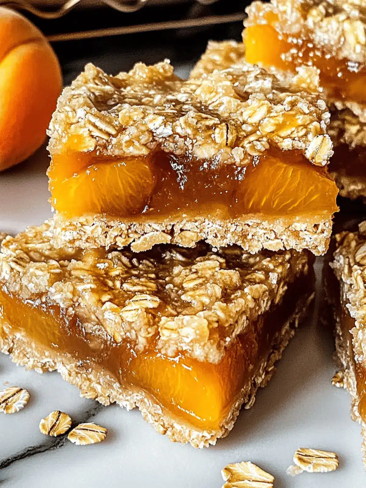 Sweet Apricot Oatmeal Bars That Brighten Your Day 2 Apricot Oatmeal Bars