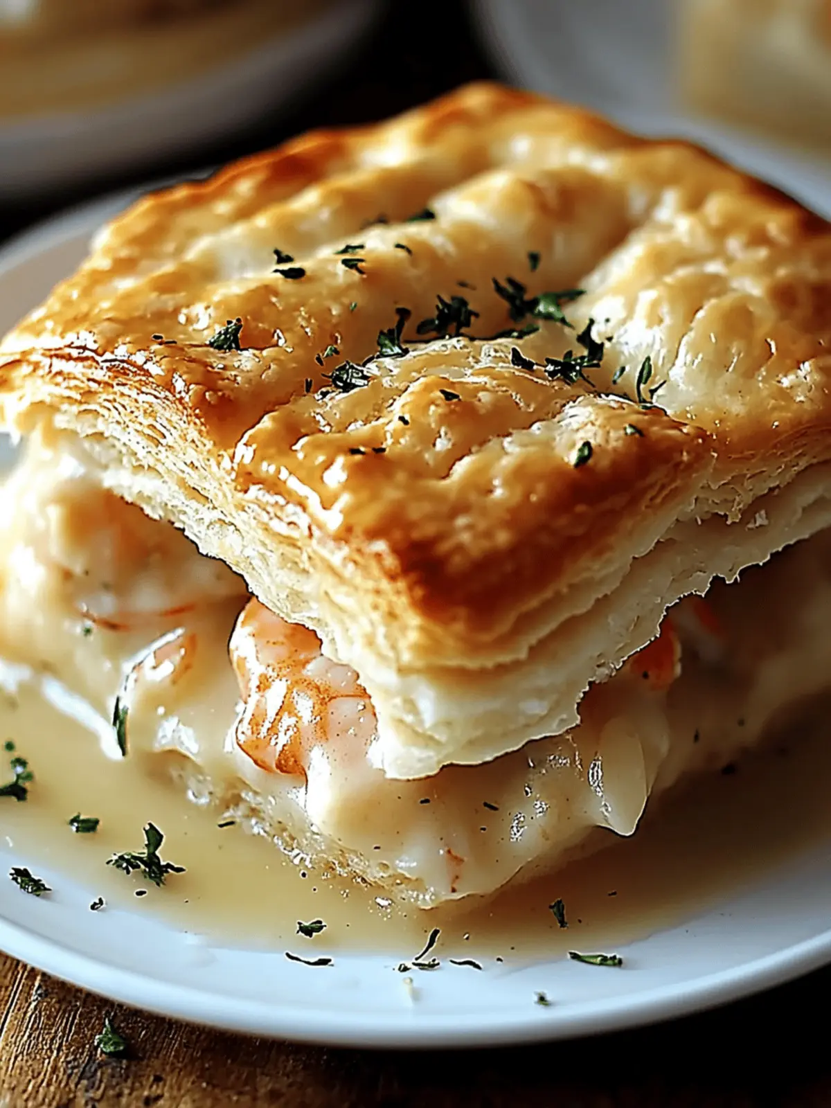 Cheddar Bay Biscuit Seafood Pot Pie