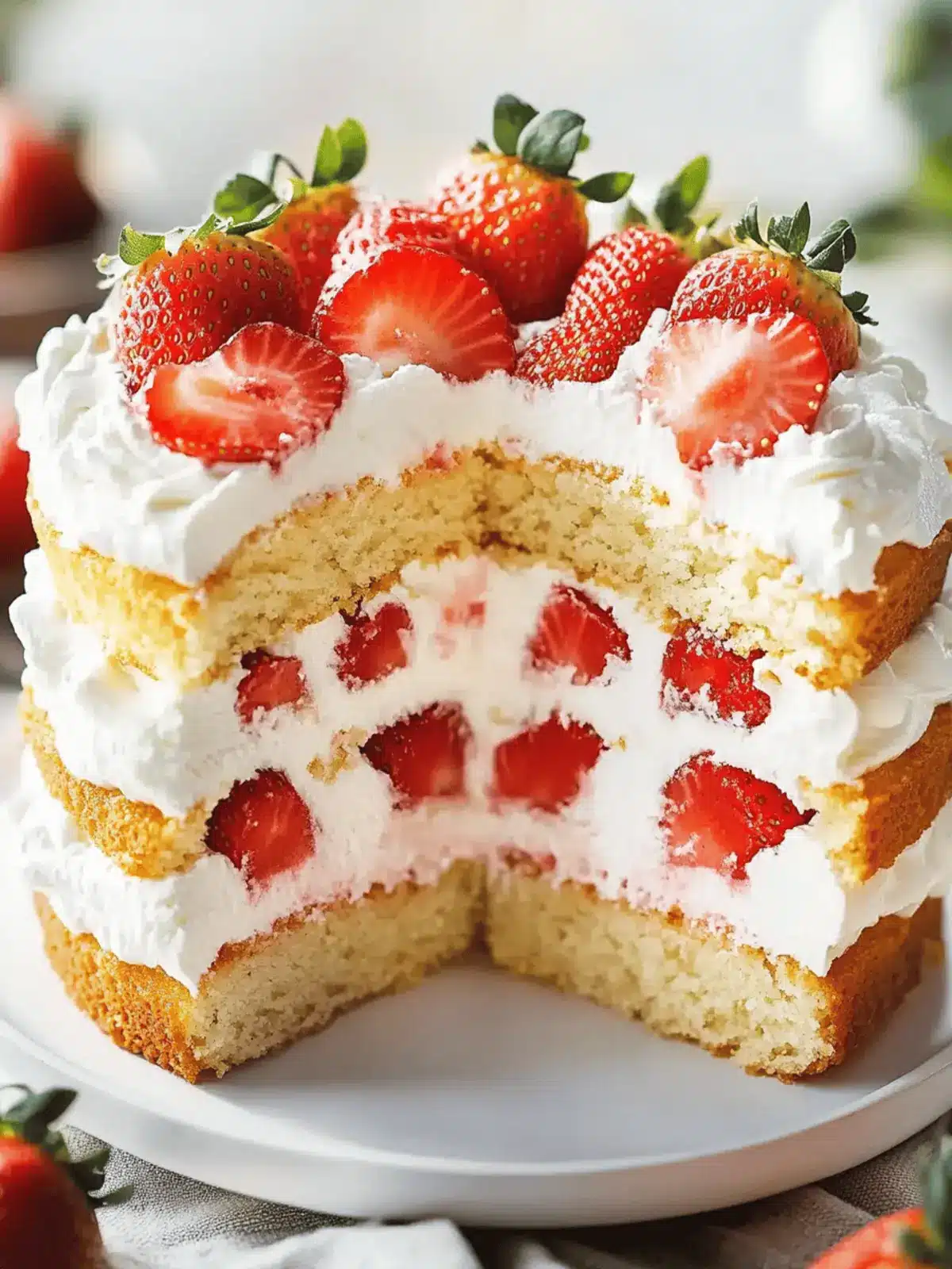 Strawberry Shortcake Cake