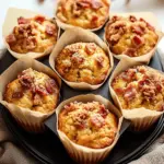 Maple Bacon Muffins with Brown Sugar Topping
