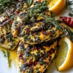 Mediterranean Herb Crusted Grilled Chicken