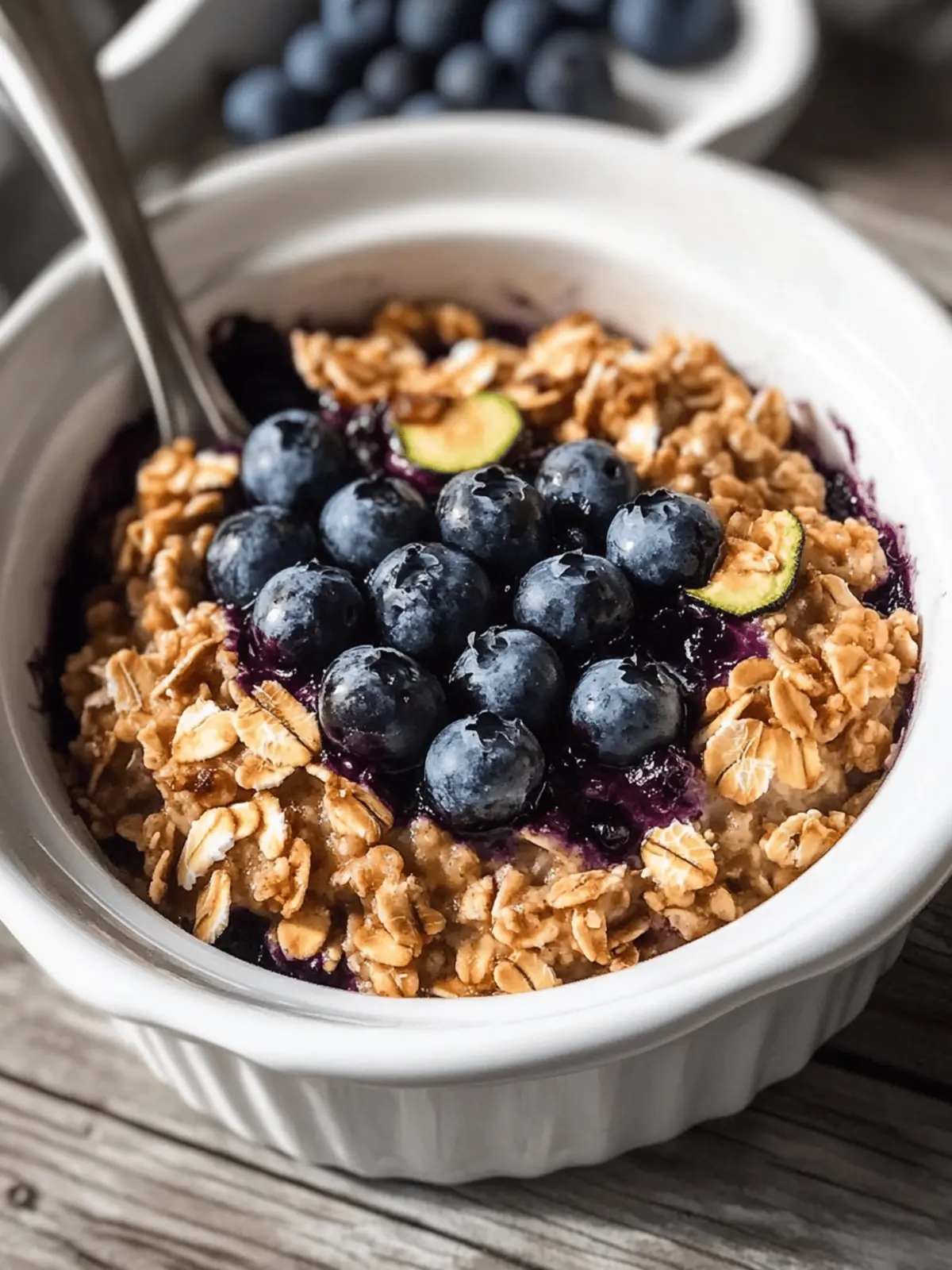 Delicious Healthy Zucchini Blueberry Baked Oatmeal for Your Mornings 4 Healthy Zucchini Blueberry Baked Oatmeal