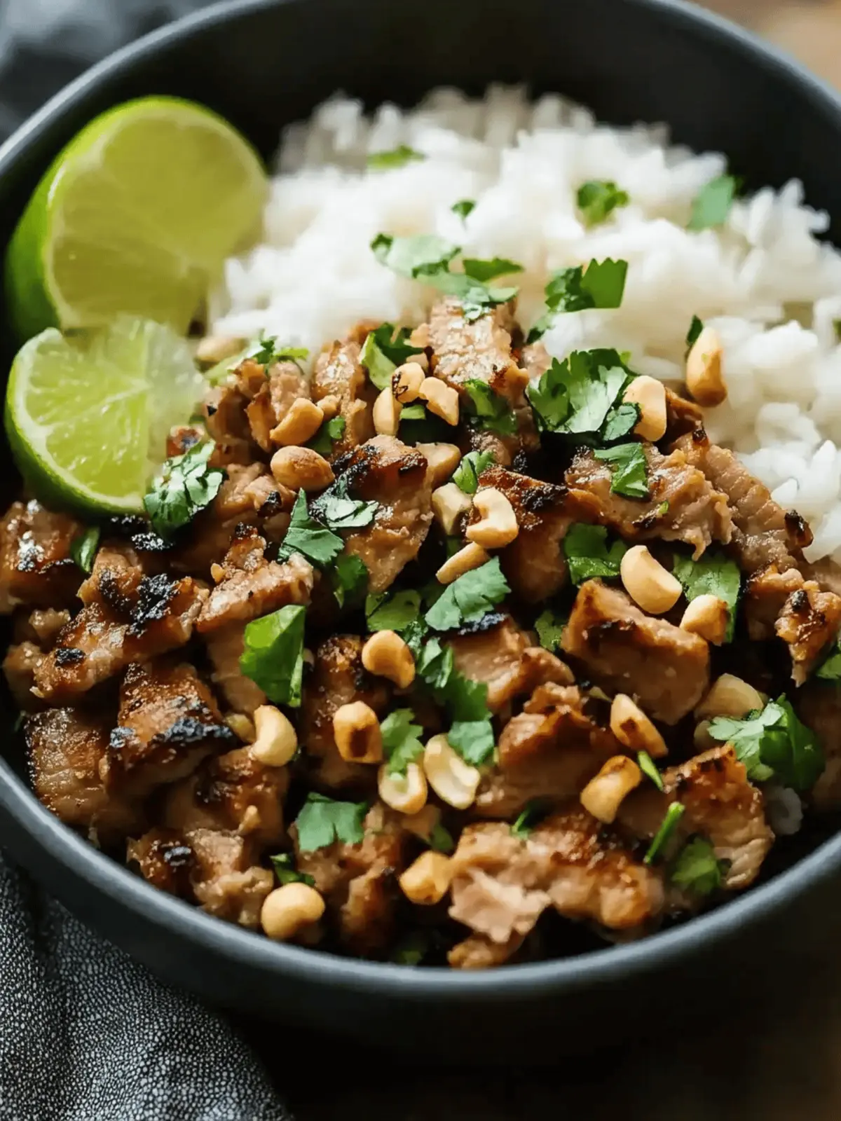 Ginger Lime Pork with Coconut Rice for a Cozy Dinner Night 2 Ginger Lime Pork with Coconut Rice
