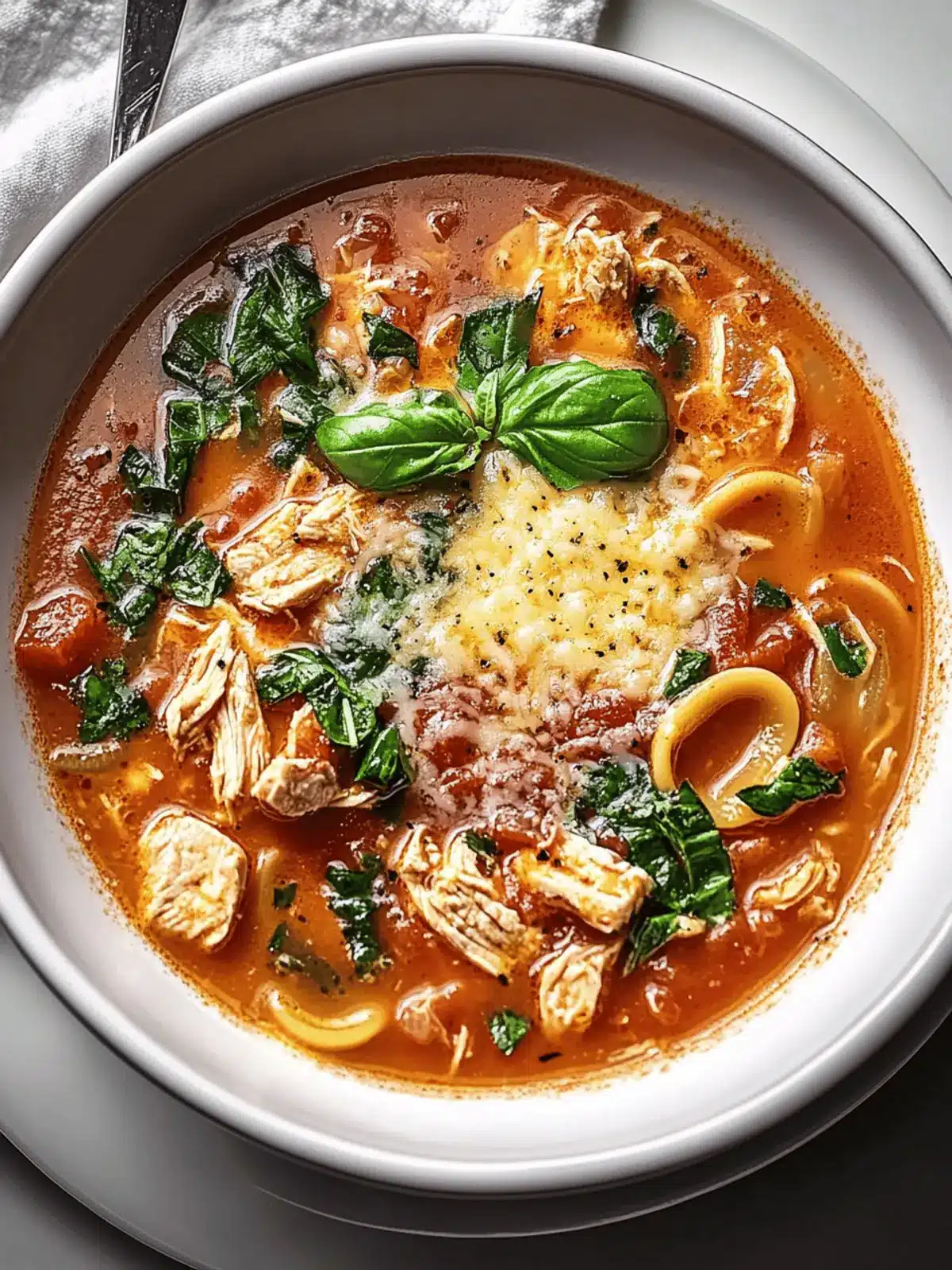 Chicken Parmesan Soup