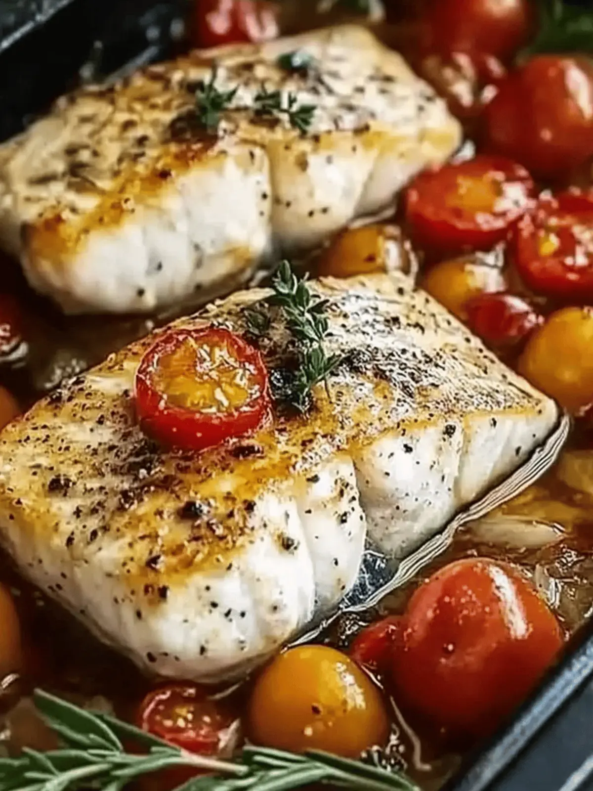 Mediterranean Baked Fish