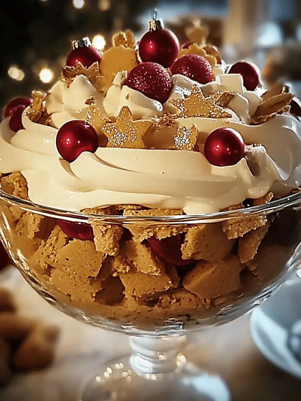 Festive Gingerbread Trifle