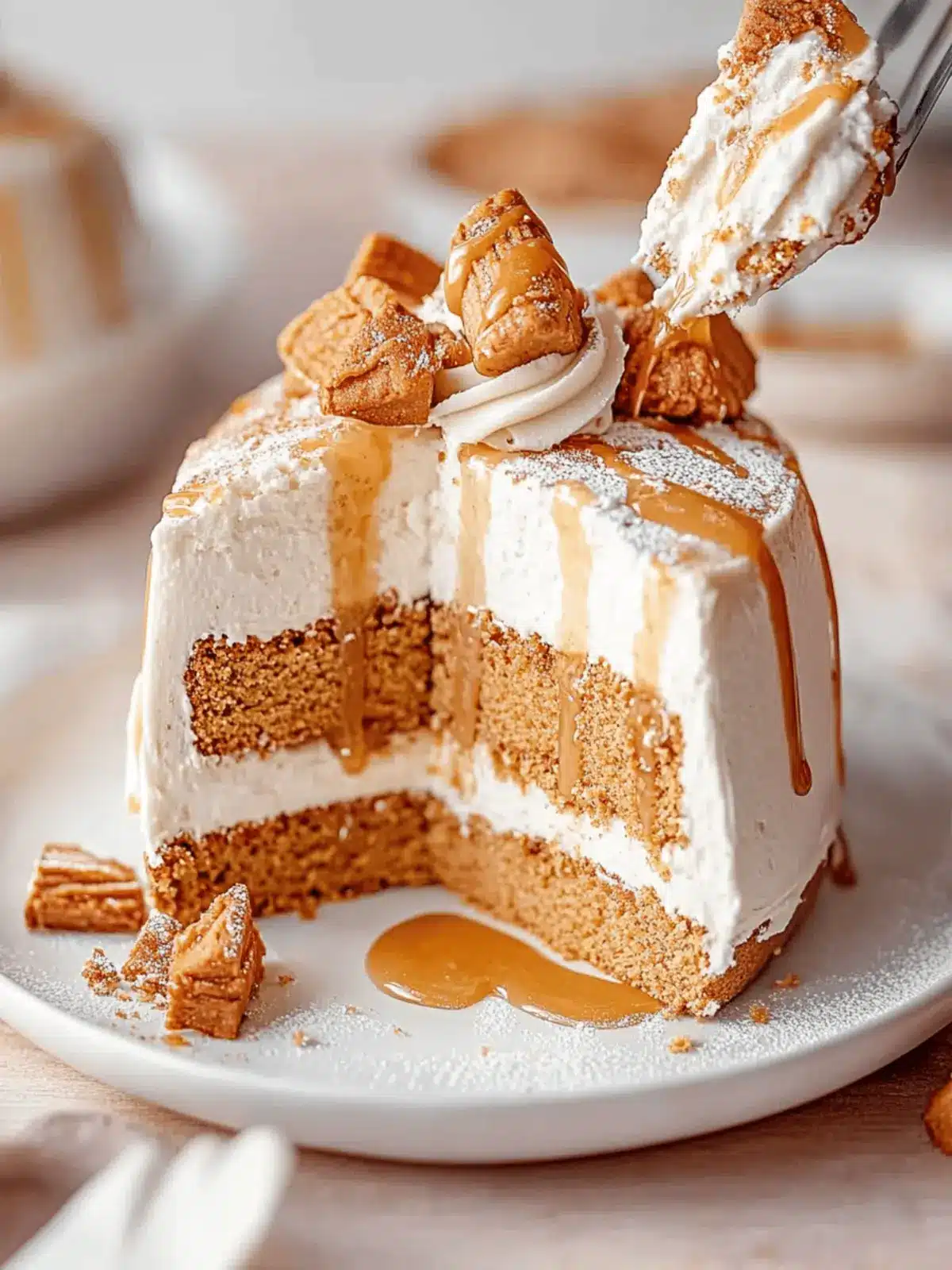 Vegan Biscoff Cookie Butter Cake