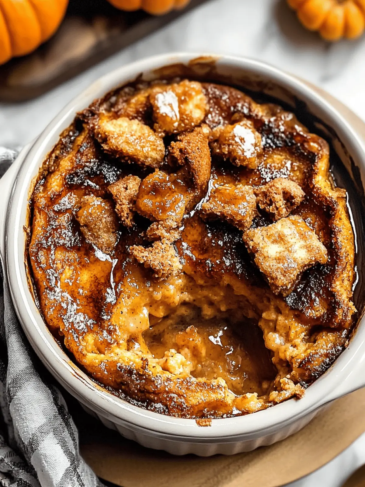 Pumpkin French Toast Casserole