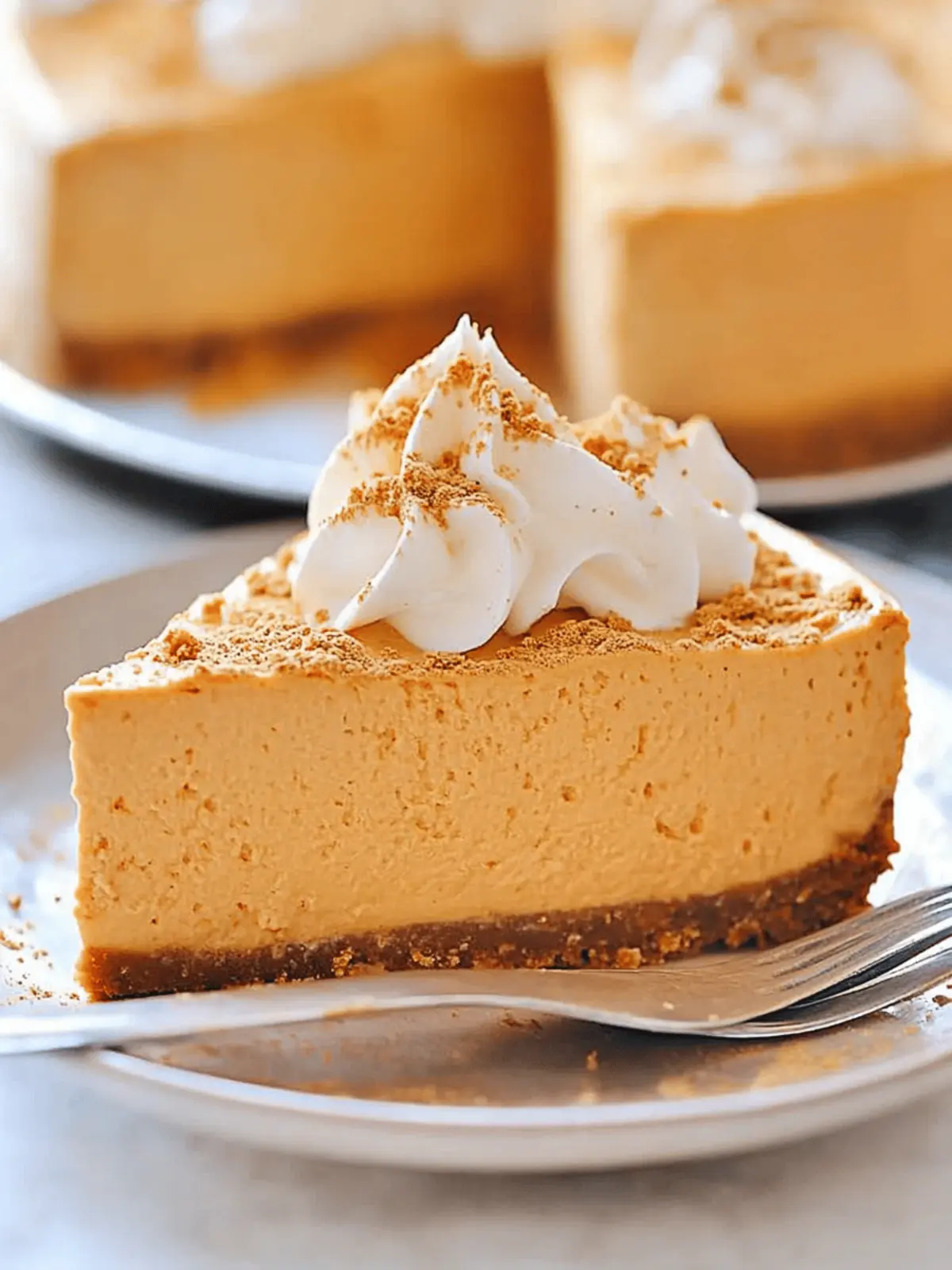 No-Bake Pumpkin Cheesecake