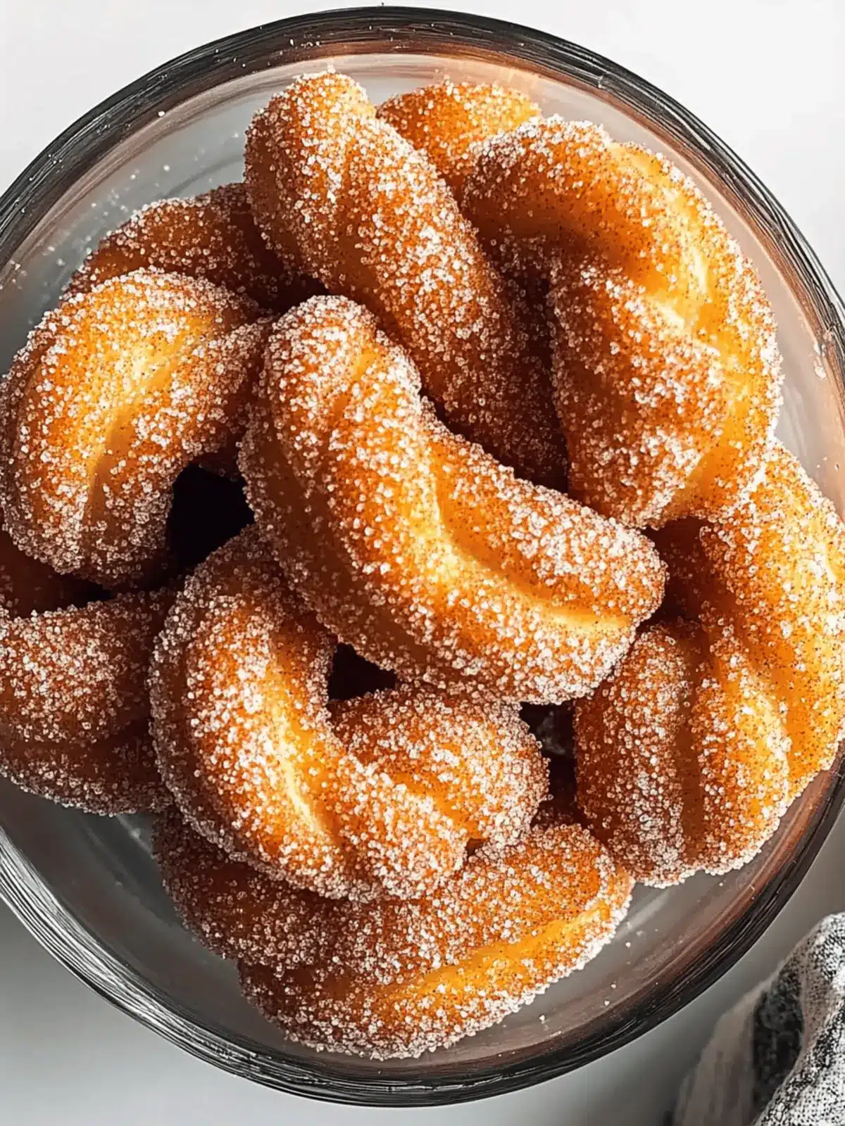 Cinnamon Sugar Twist Donuts