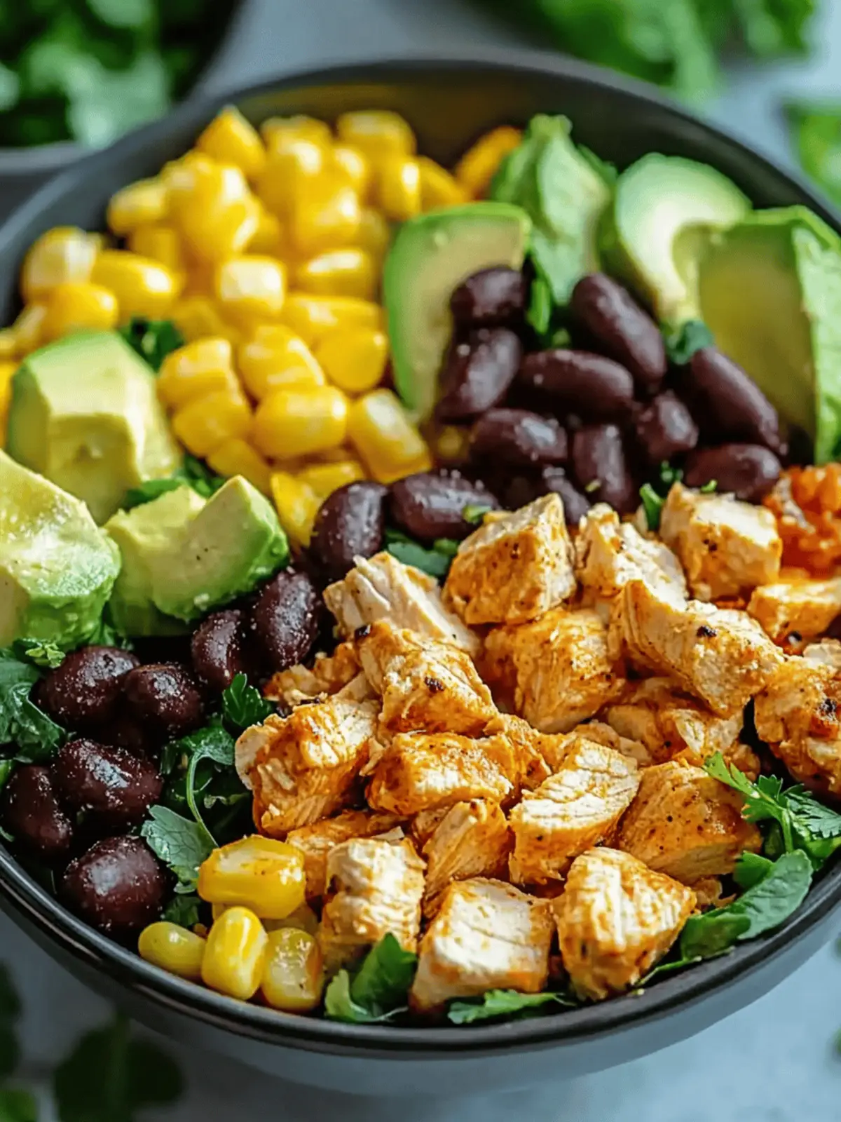 High Protein Southwest Chicken Salad for Energizing Lunches 2 High Protein Southwest Chicken Salad