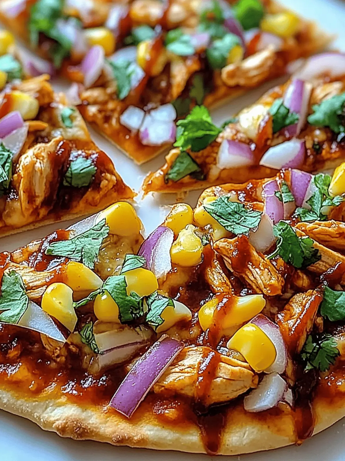 BBQ Chicken Flatbread Pizza