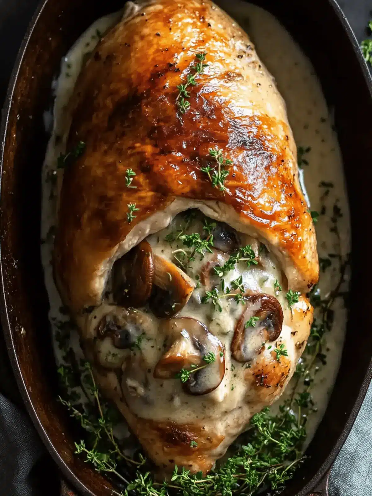 Garlic Butter Mushroom Stuffed Chicken for Cozy Family Dinners 2 Garlic Butter Mushroom Stuffed Chicken