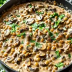 Lentil Mushroom Stroganoff