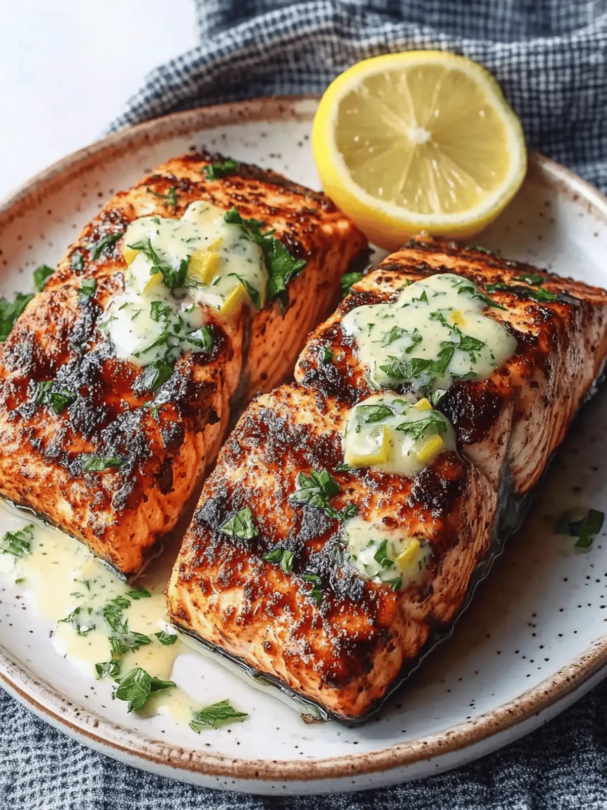 Crispy Air Fryer Blackened Salmon