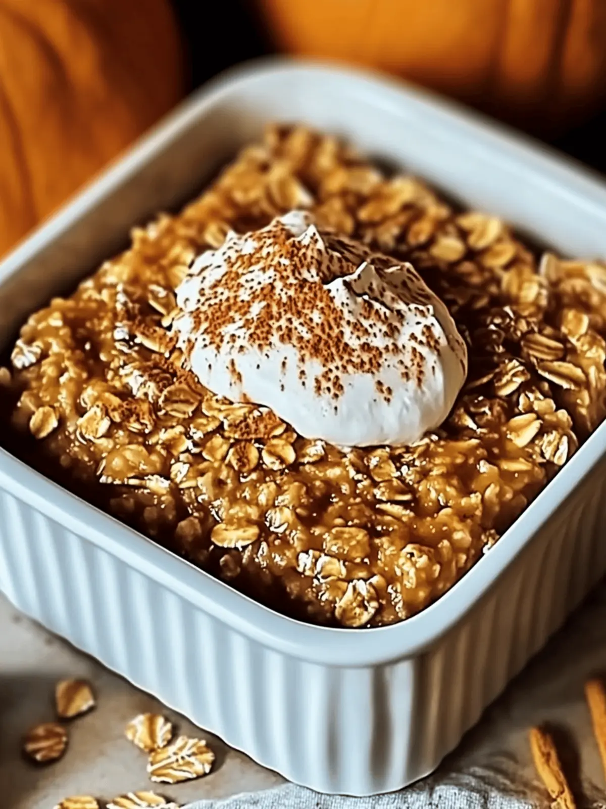 Pumpkin Baked Oatmeal That Will Warm Your Mornings
