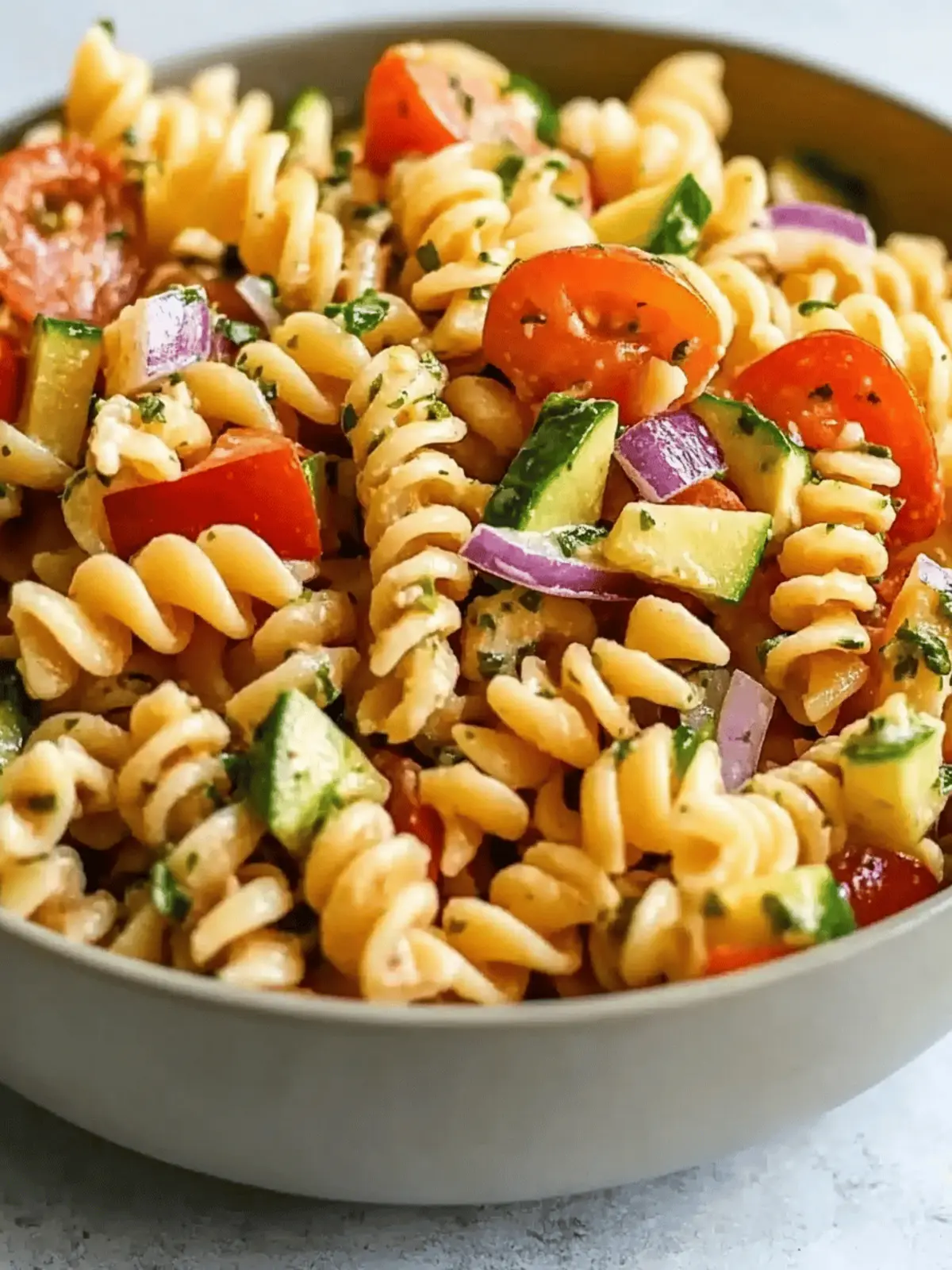 Zesty Supreme Pasta Salad