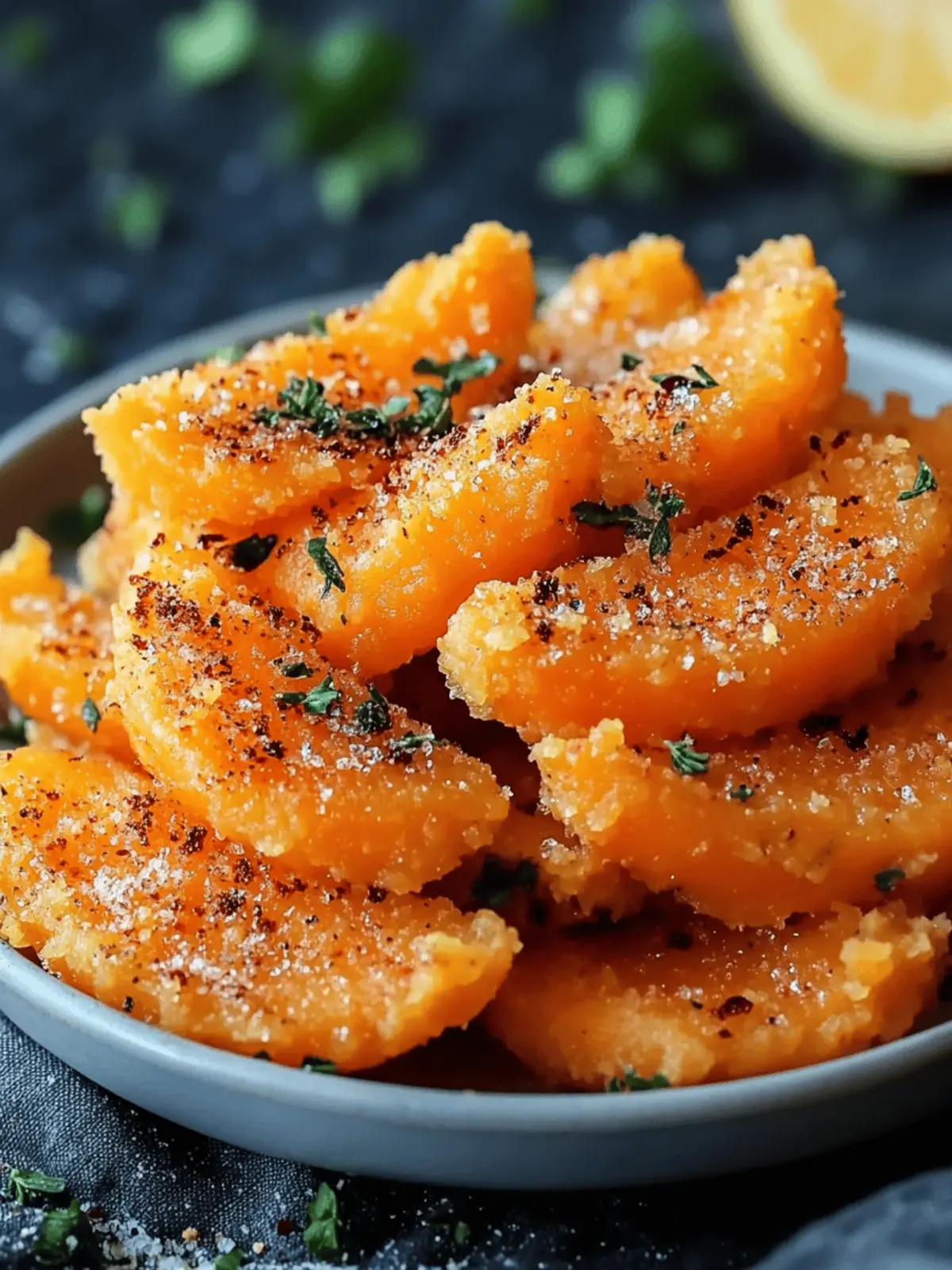Perfect Smashed Carrots