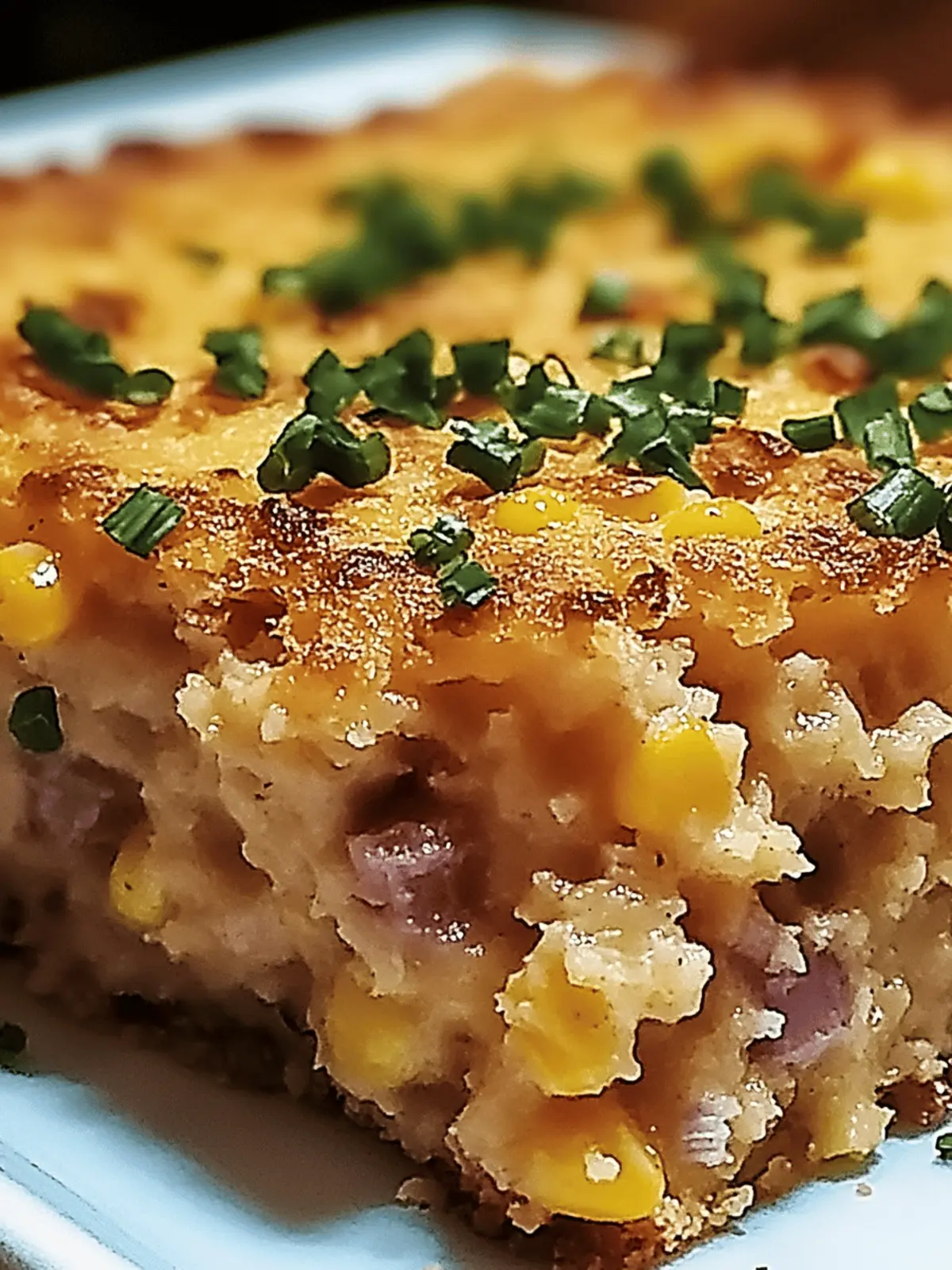 Loaded Cornbread Casserole
