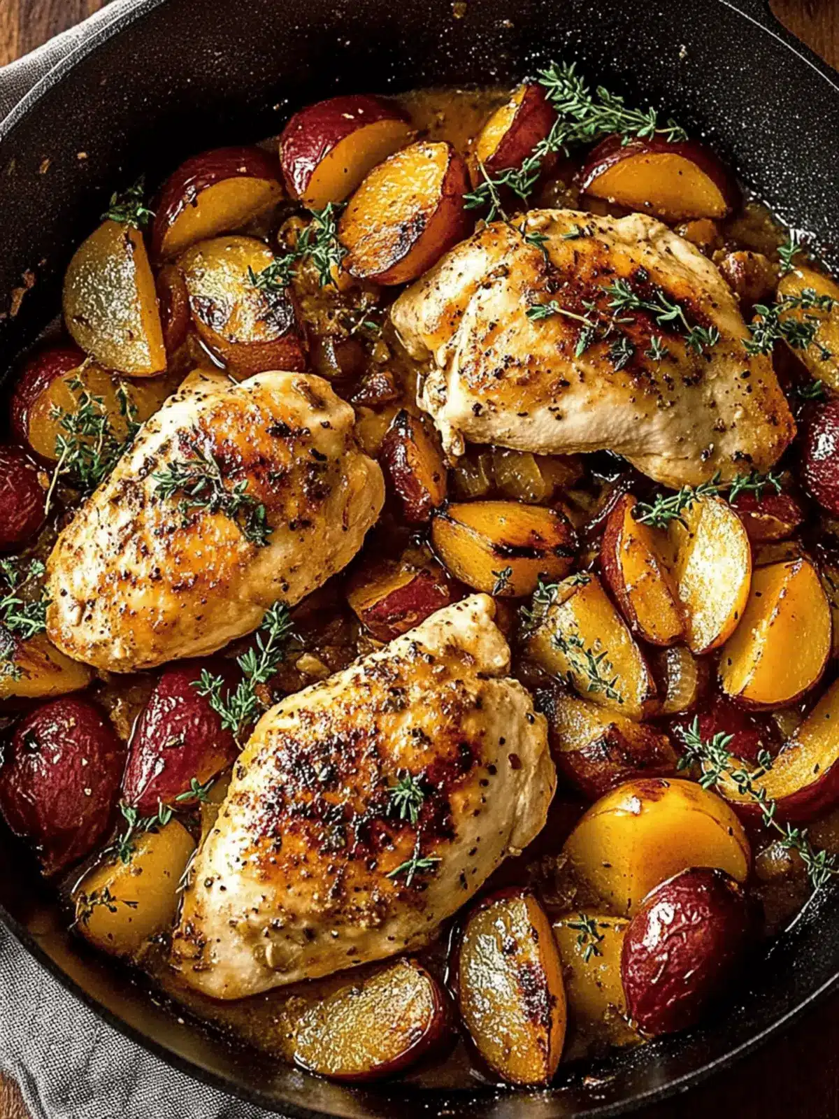 Autumn Harvest Chicken Skillet