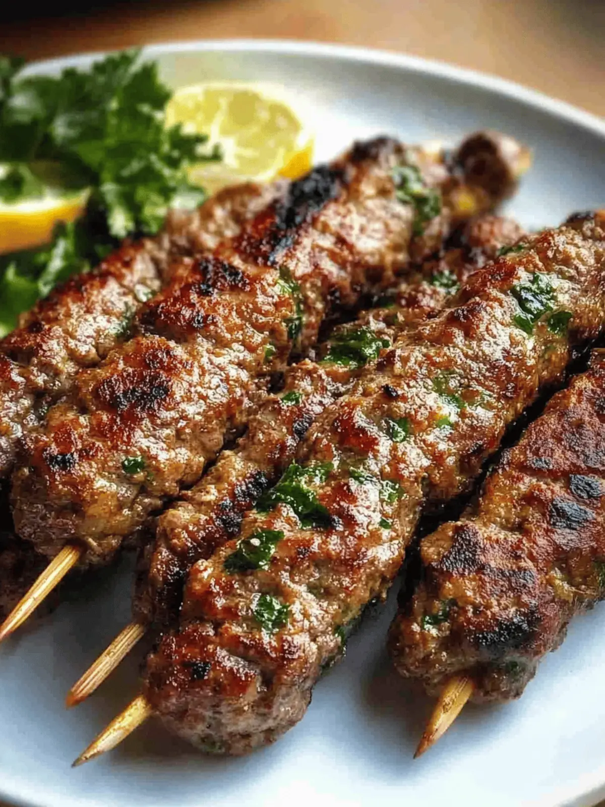 30-Minute Beef Kafta Kebabs