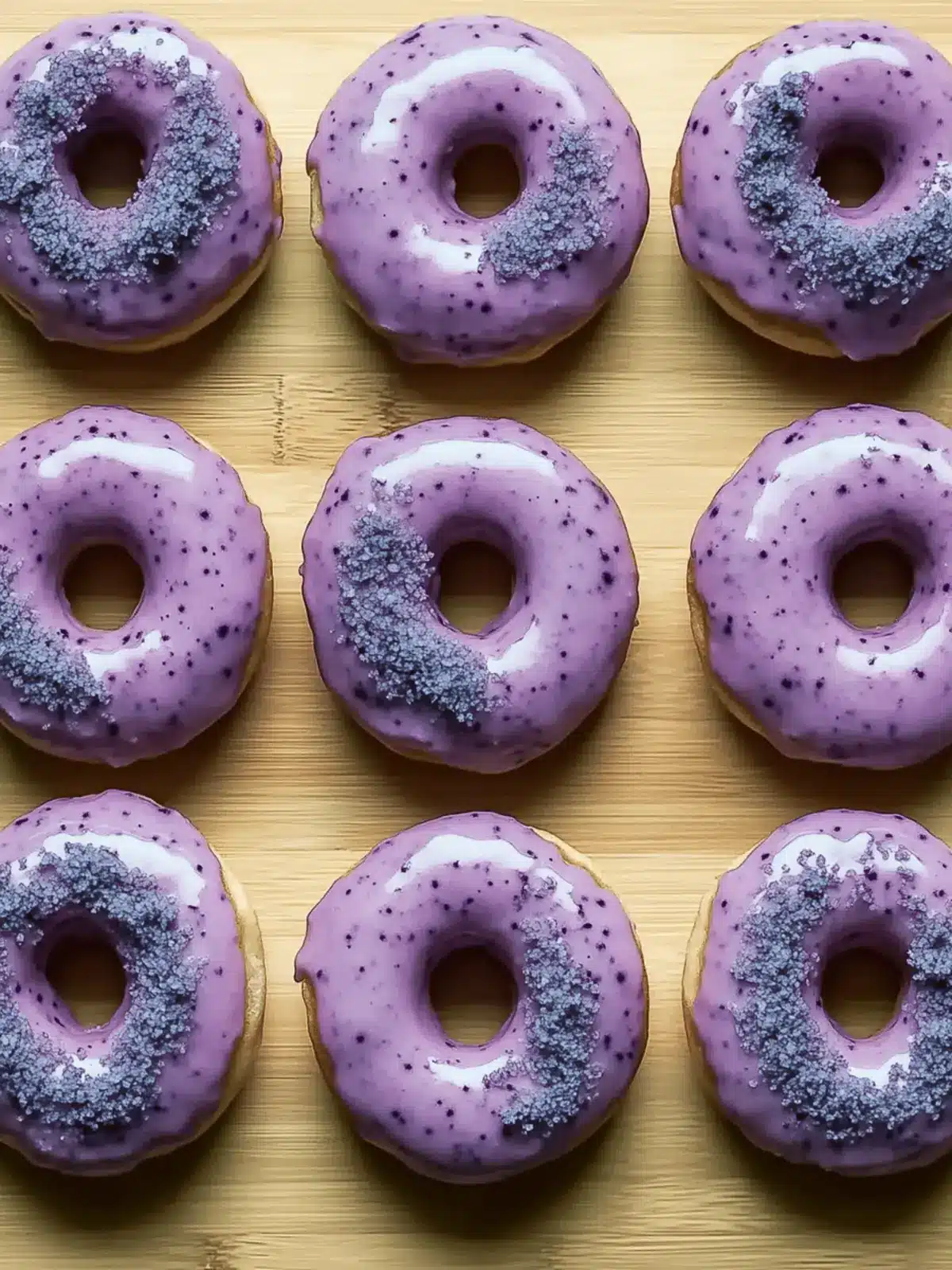 Easy Blueberry Cake Donuts