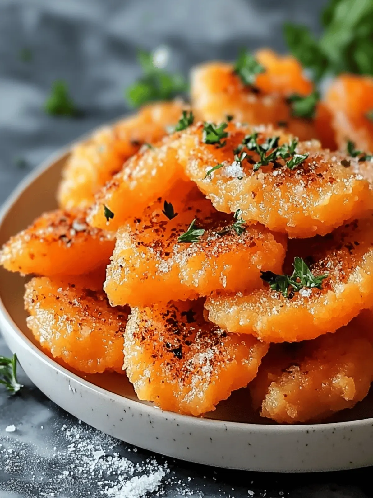 Perfect Smashed Carrots