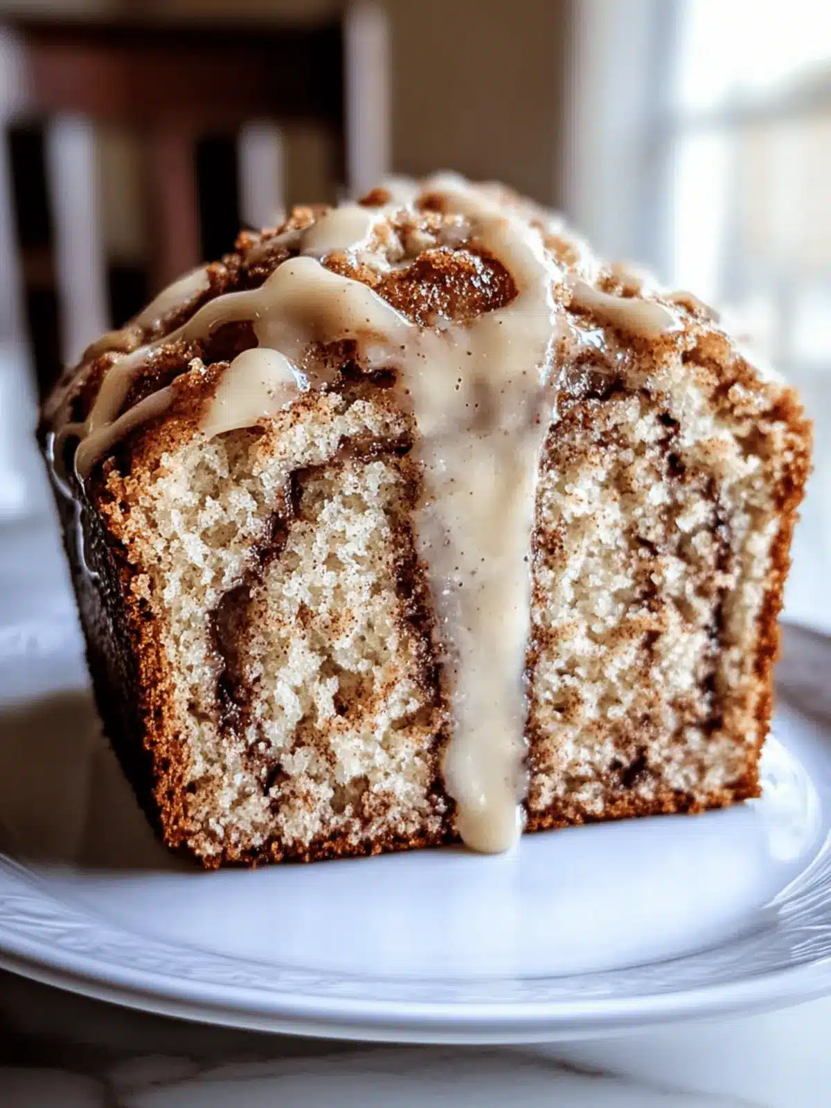 Cinnamon Roll Banana Bread