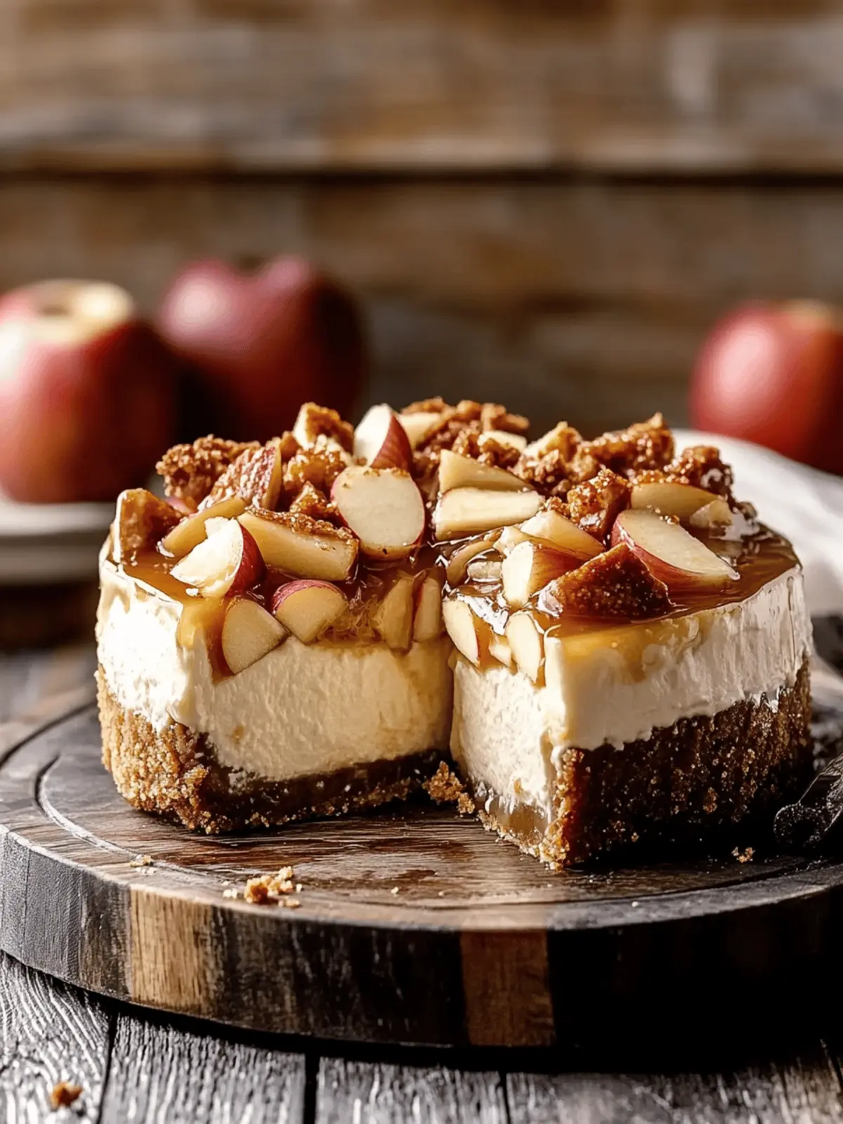 Apple Pie Cheesecake