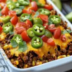 Beef Walking Taco Casserole